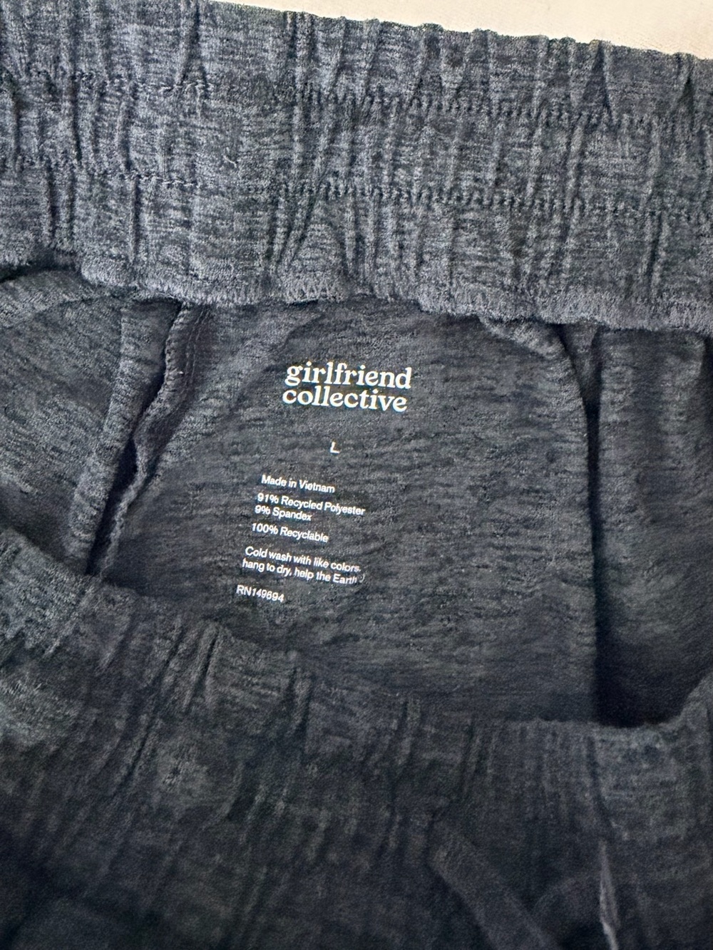 Girlfriend Collective Reset Jogger size Medium in Moon Heather - Picture 4 of 4